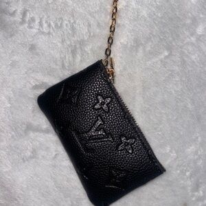 Black Monogram Key Holder